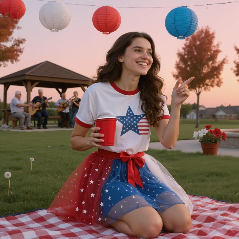 Zando Tutu for Women Adults Teens 5 Layers Halloween Costume Cosplay Running Tutu Party Elastic Fluffy Tulle Dance Skirt - Image 5